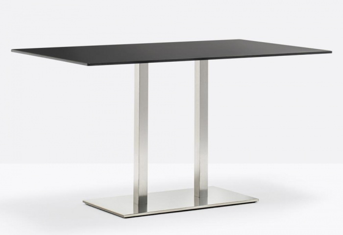 Picioare (baze) de masa metalica H73 coloana dubla INOX 4467 [3]