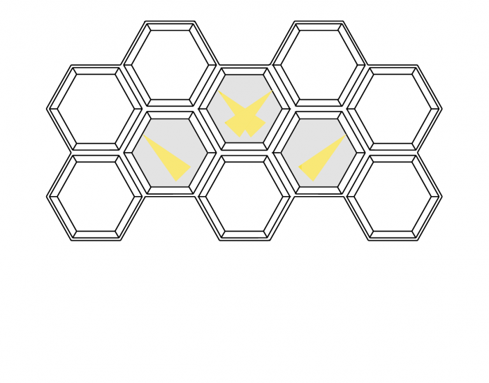 Vitrina bar din plastic, modulara pentru evenimente - HEXA [7]