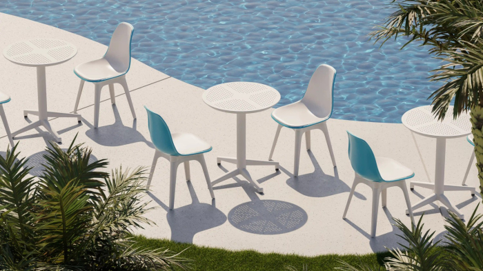 Scaun bicolor realizat din plastic - EOS-P [5]