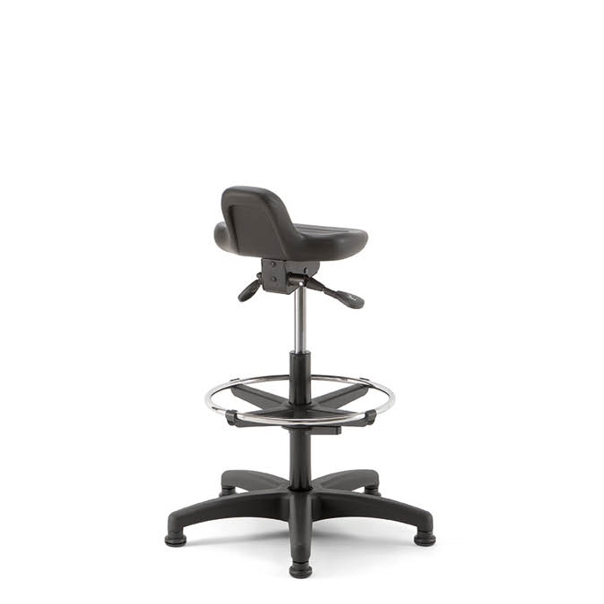 Scaun casierie receptie cu sezut din poliuretan si mecanism oscilant multi-block CONFORT PRO [2]