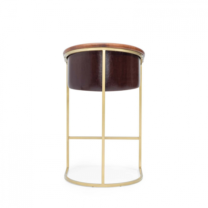 Scaun de bar cu cadru metalic in stil Art Deco OLIVIA [6]