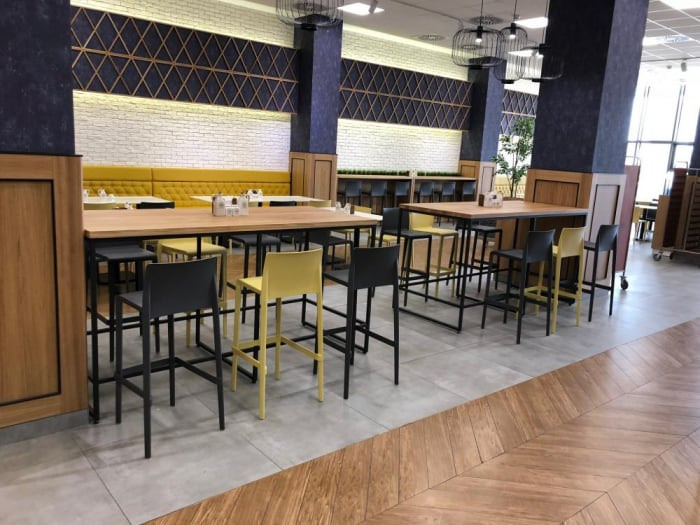 Scaun inalt de bar stivuibil din plastic VOLT 678 [16]