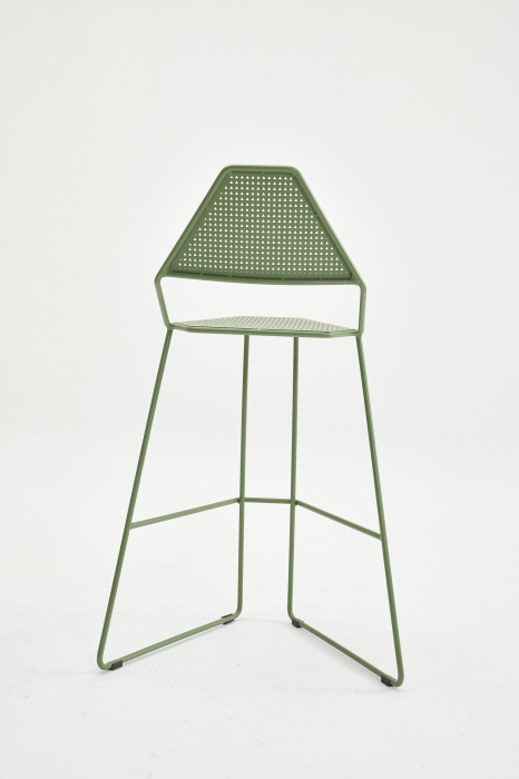 Scaun de bar din metal cu design modern pentru HoReCa - DELTA [3]