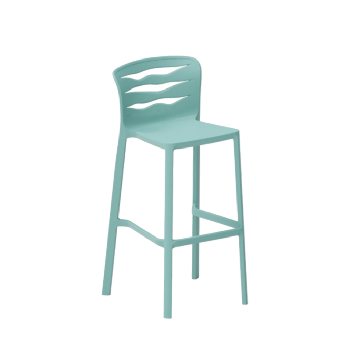 Scaun de bar din plastic stivuibil cu design modern elegant - OSLO H75 [8]