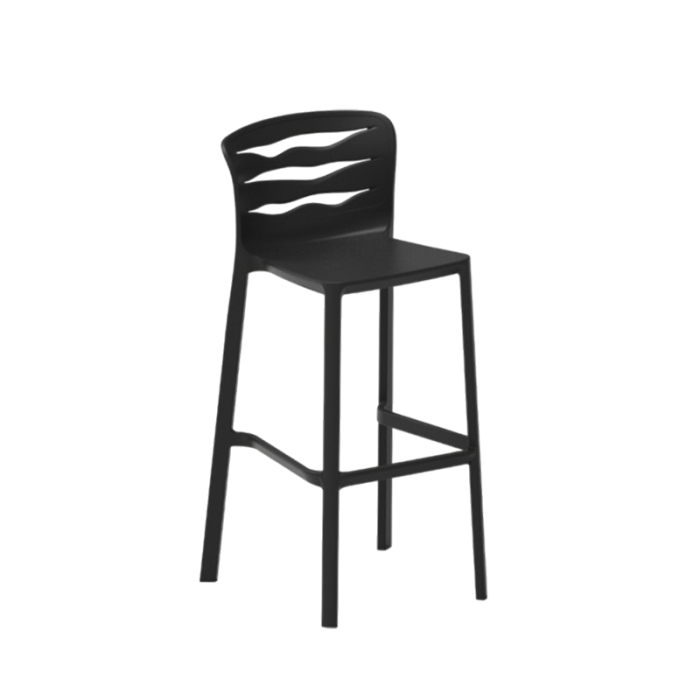 Scaun de bar din plastic stivuibil cu design modern elegant - OSLO H75 [6]