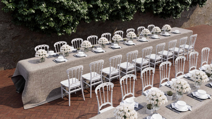 Scaun de nunta cu design in stil francez neoclasic - ROMA [3]