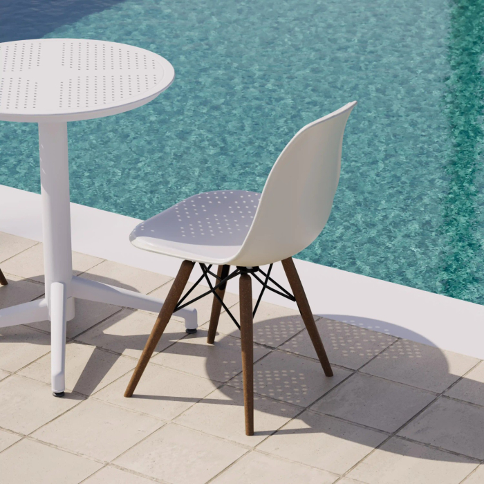 Scaun de terasa cu cadru si scoica din plastic - EOS-VX [2]