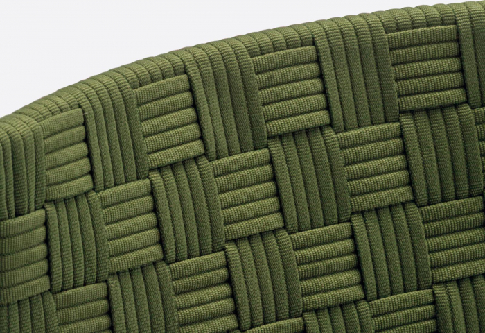 Scaun de terasa din lemn masiv de iroko in stil scandinav modern - GRIANTE 3800 [2]