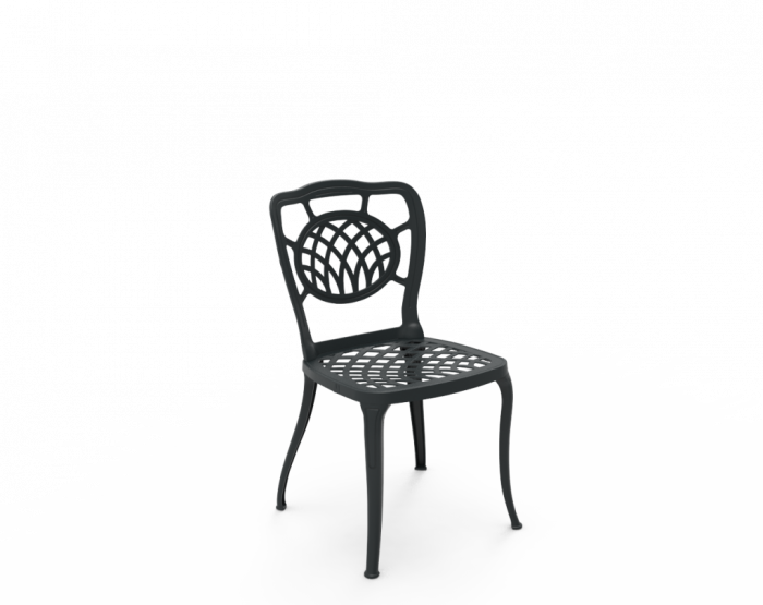 Scaun de terasa din metal in stil art nouveau - DIAMOND CG 510 [1]