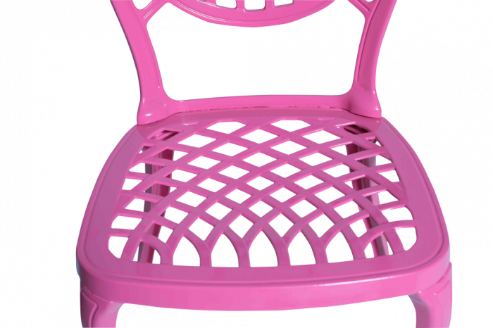 Scaun de terasa din metal in stil art nouveau - DIAMOND CG 510 [4]