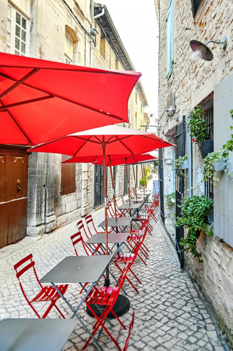 Scaun de terasa metalic pliabil stil frantuzesc bistro ARC EN CIEL 314 [10]