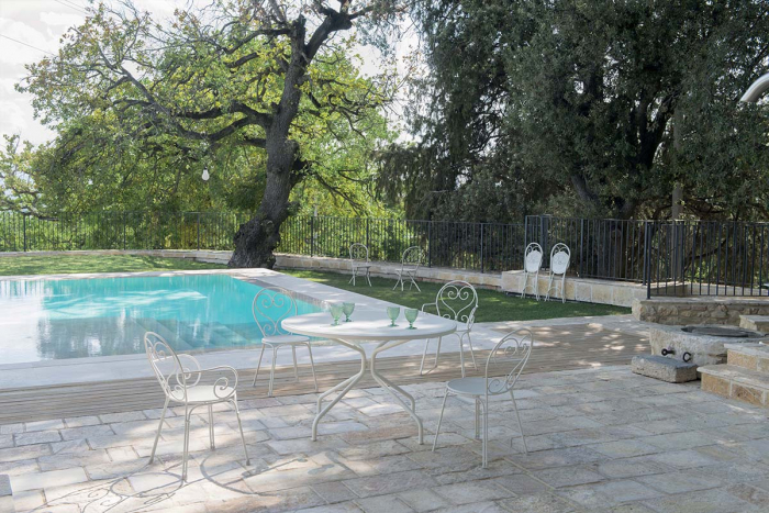 Scaun de terasa stivuibil metalic stil provensal CAPRERA 930 [6]