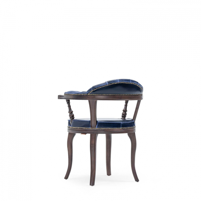 Scaun din lemn in stil irish cu spatar tip chesterfield RETRO [5]