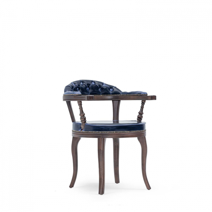 Scaun din lemn in stil irish cu spatar tip chesterfield RETRO [3]