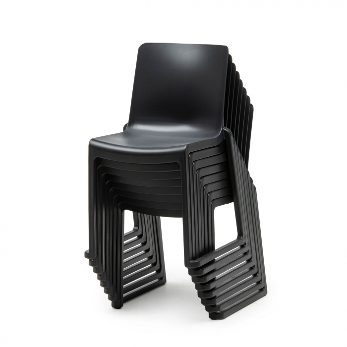 Scaun din plastic cu cadru tip sanie pentru plaja sau gradina - KASAR [4]