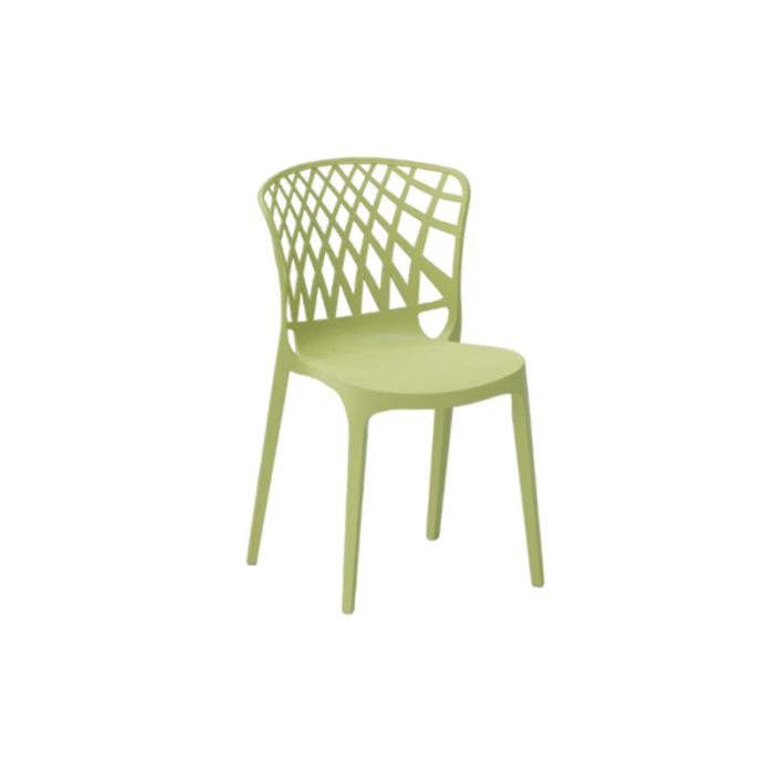 Scaun din plastic cu design scultural geometric - PORTO [8]