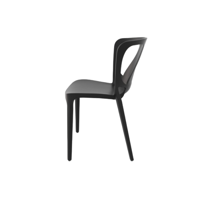 Scaun din plastic cu design scultural si stivuibil - BARCELONA [3]