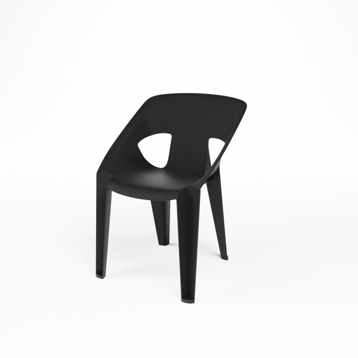Scaun din plastic in stil modern, stivuibil pentru terasa - IEFTIN [3]