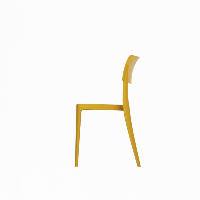 Scaun din plastic rezistent in stil modern - CAPRI [3]