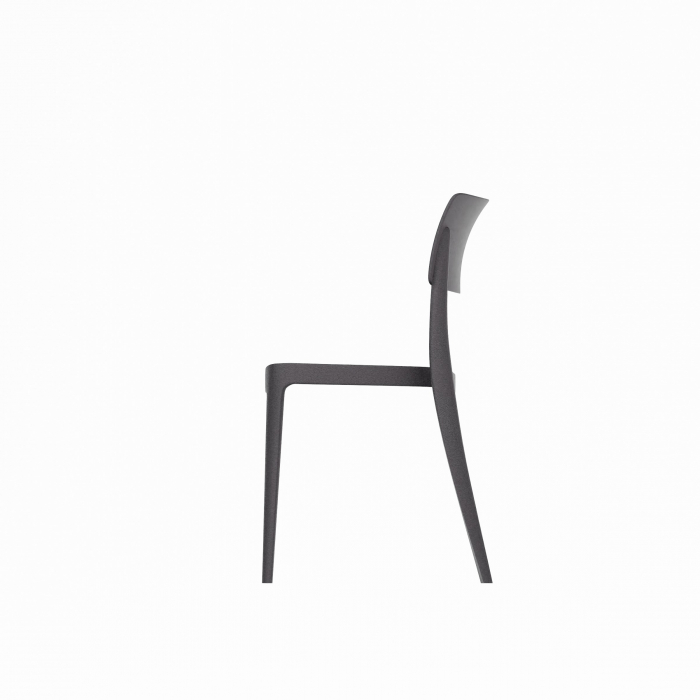 Scaun din plastic rezistent in stil modern - CAPRI [3]