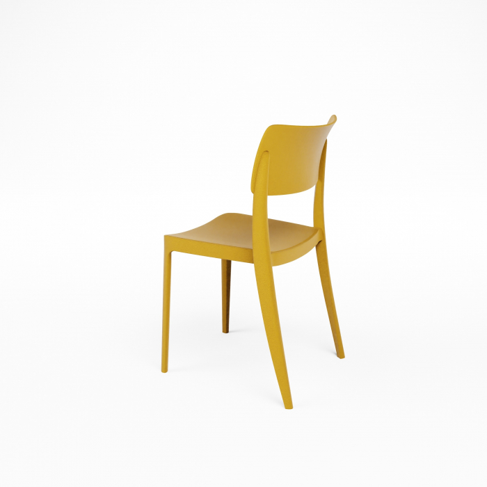 Scaun din plastic rezistent in stil modern - CAPRI [2]