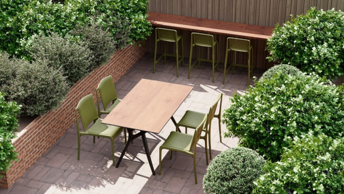 Scaun din polipropilena pentru exterior - NES [4]