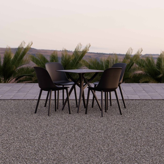 Scaun din polipropilena pentru exterior SHELL-P [6]