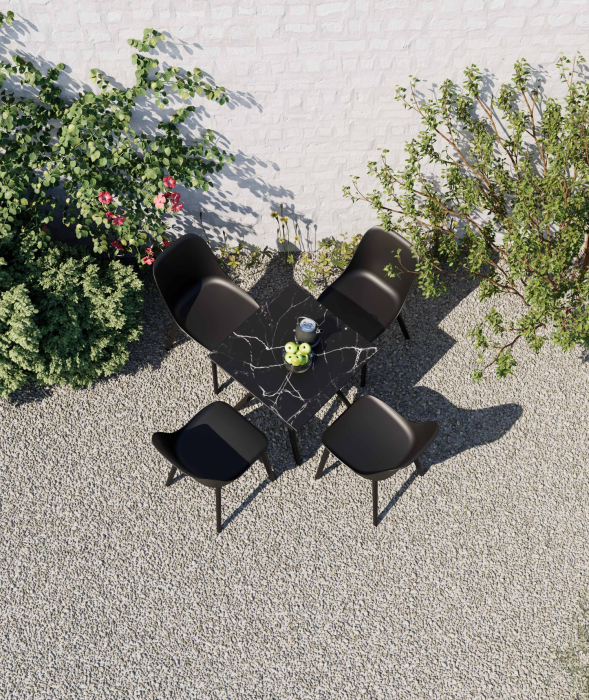 Scaun din polipropilena pentru exterior SHELL-P [7]