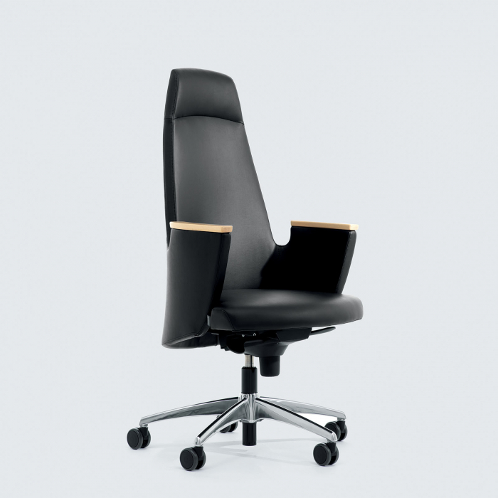 Scaun directorial cu brate si structura metalica Amadeus [1]