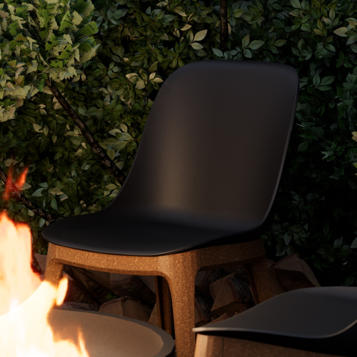 Scaun elegant din plastic pentru HoReCa - SHELL WP [3]