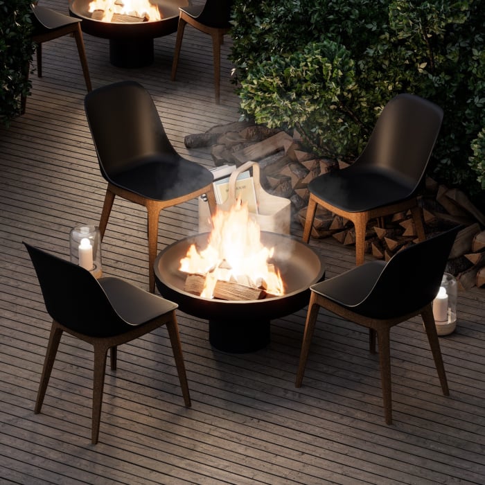 Scaun elegant din plastic pentru HoReCa - SHELL WP [2]