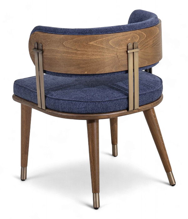 Scaun elegant in stil mid-century si tapitat la comanda - HORIZON [2]