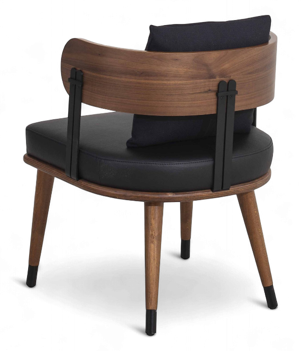 Scaun elegant in stil mid-century si tapitat la comanda - HORIZON [6]