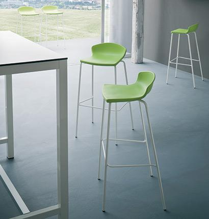 Scaun de bar modern de exterior pentru HoReCa - EASY 77 [2]