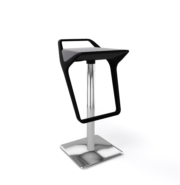 Scaun de bar rotativ in stil futurist pentru HoReCa - FREEDOM [6]