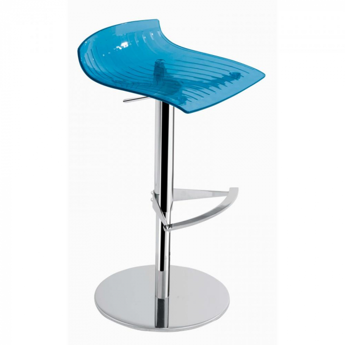 Scaun inalt de bar reglabil pe inaltime cadru metalic cromat X-TREME B [5]