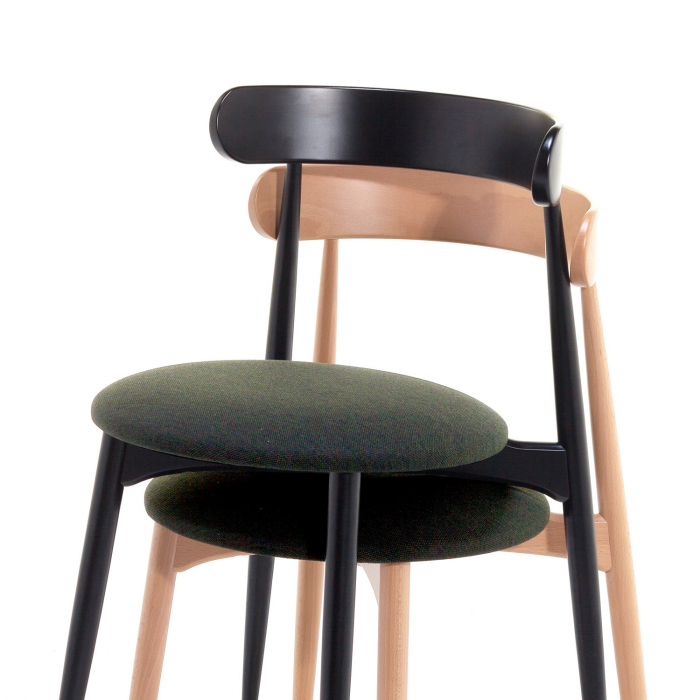 Scaun moderne cadru din lemn masiv tapitate FRISBEE 2431 SE [5]