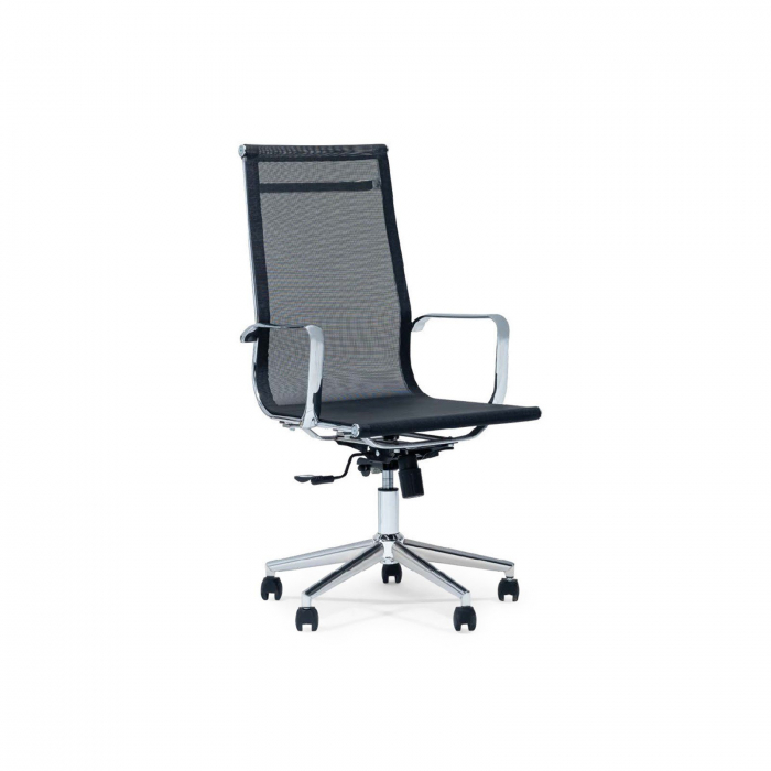 Scaun office tapitat, rotativ cu brațe și reglaj pe înălțime și înclinare CLEVER Office [3]