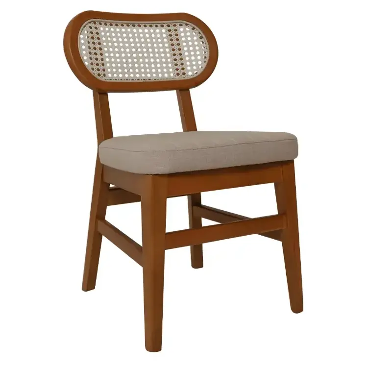 Scaun pentru HoReCa cu sezut tapitat si spatar tip plasa / mesh IGLO Wicker [1]