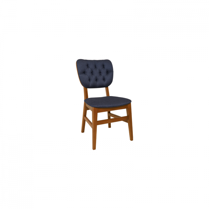 Scaun pentru restaurant cu sezut tapitat si spatar tip chesterfield MISSY [3]
