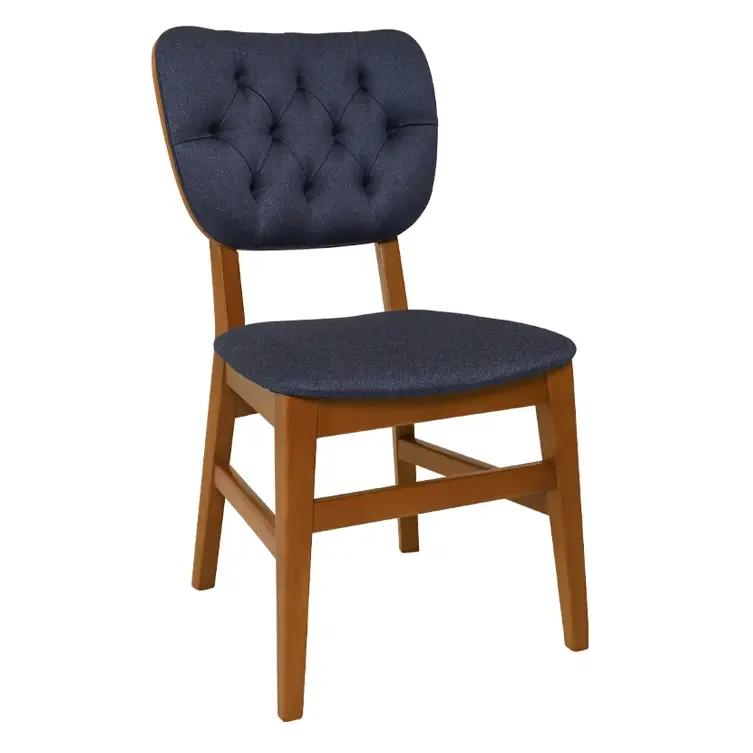 Scaun pentru restaurant cu sezut tapitat si spatar tip chesterfield MISSY [1]