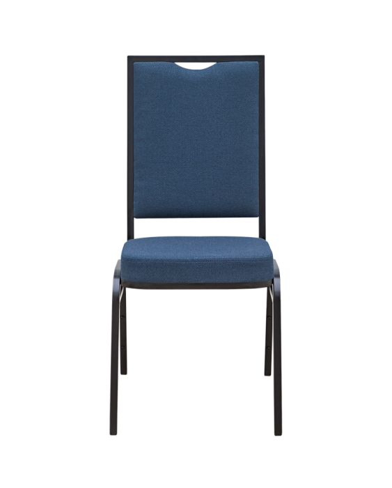 Scaun stivuibil cu tapiterie albastru guvernamental - AM110 [2]