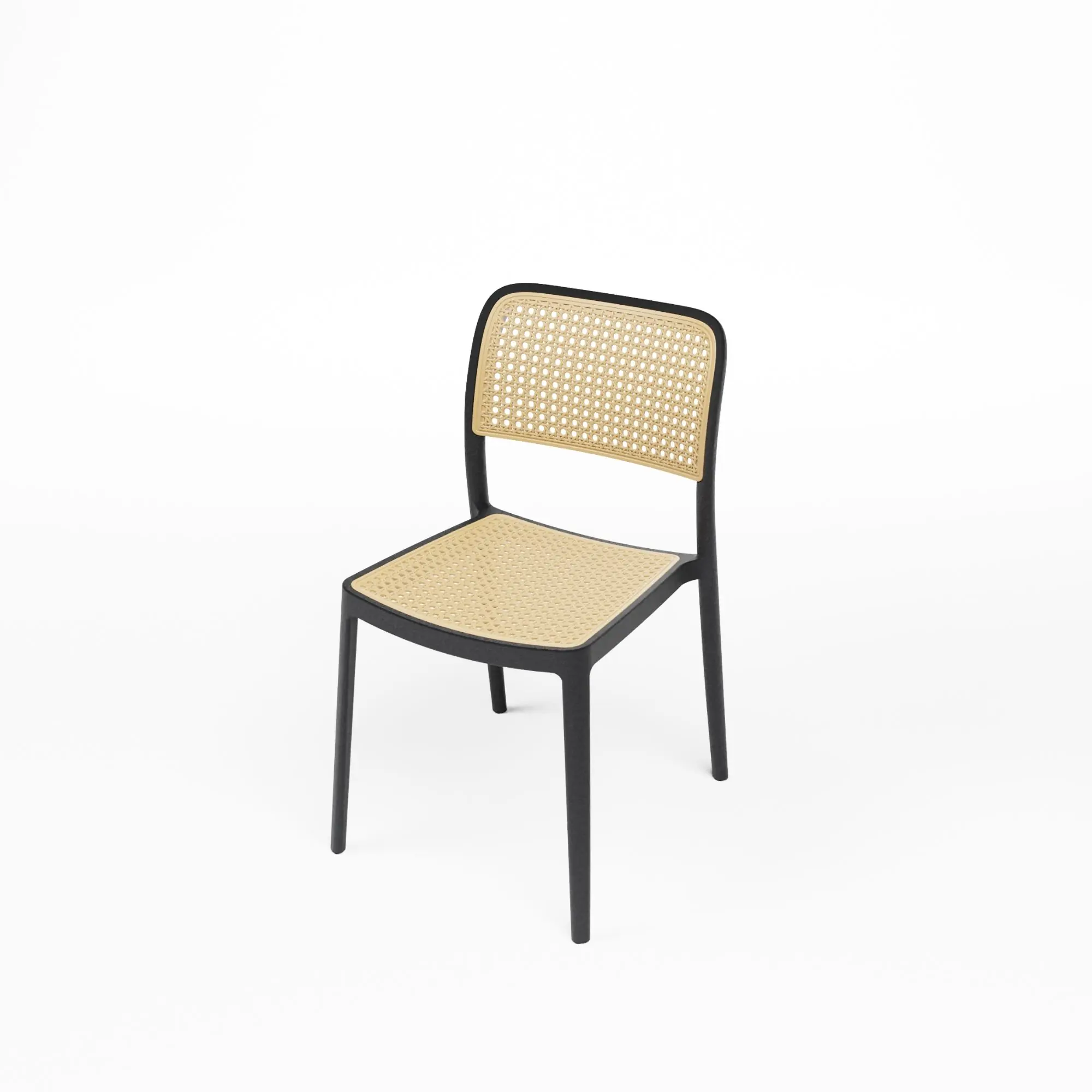Scaun stivuibil din plastic pentru terasa in stil Mid Century - AUDREY [3]