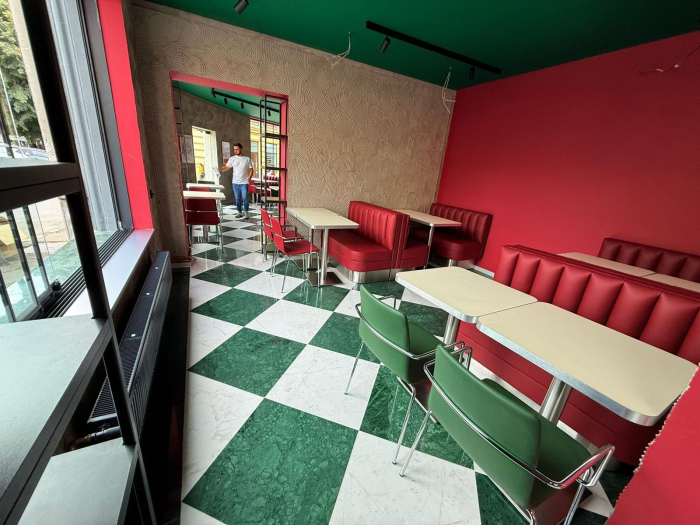 Scaun tapitat cu cadru din metal pentru HoReCa - INGA 5684 [7]