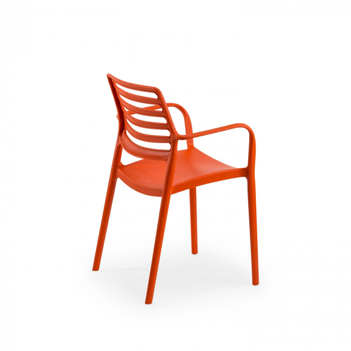 Scaun terasa fast-food exterior plastic cu brate LOUISE XL [4]