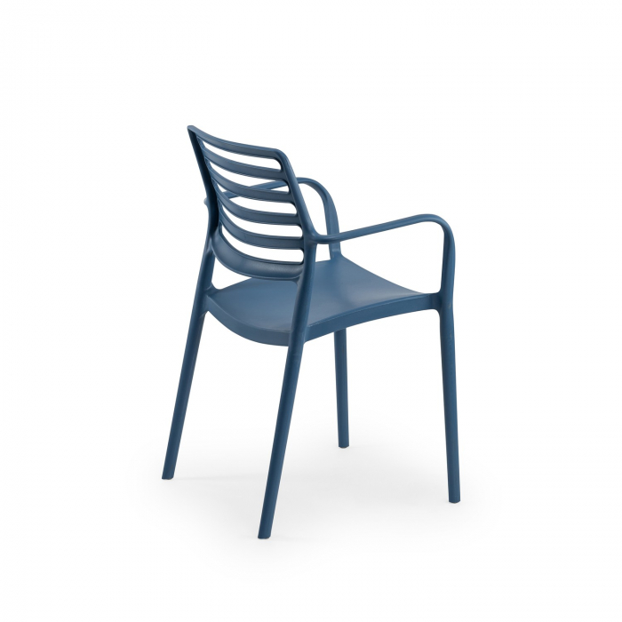 Scaun terasa fast-food exterior plastic cu brate LOUISE XL [3]