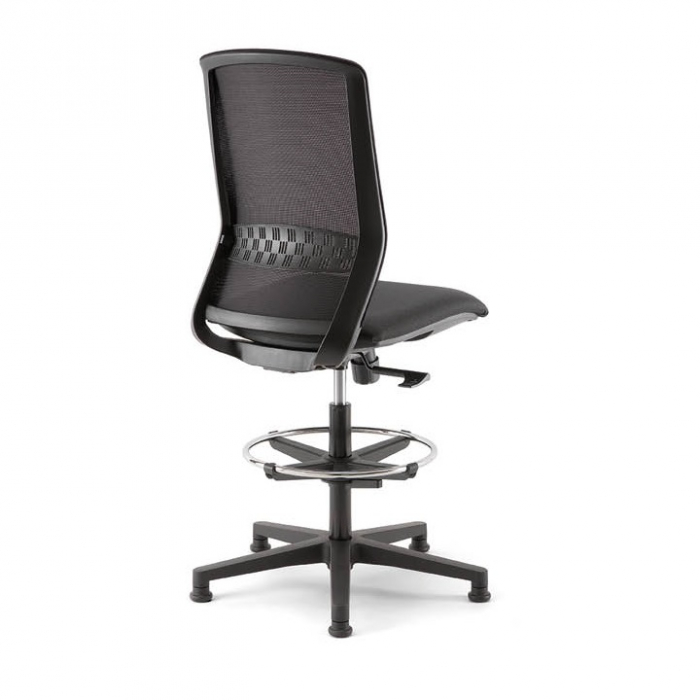 Scaun uz profesional tapitat reglabil pe inaltime mecanism multi-block TEKNA STOOL 01 [2]