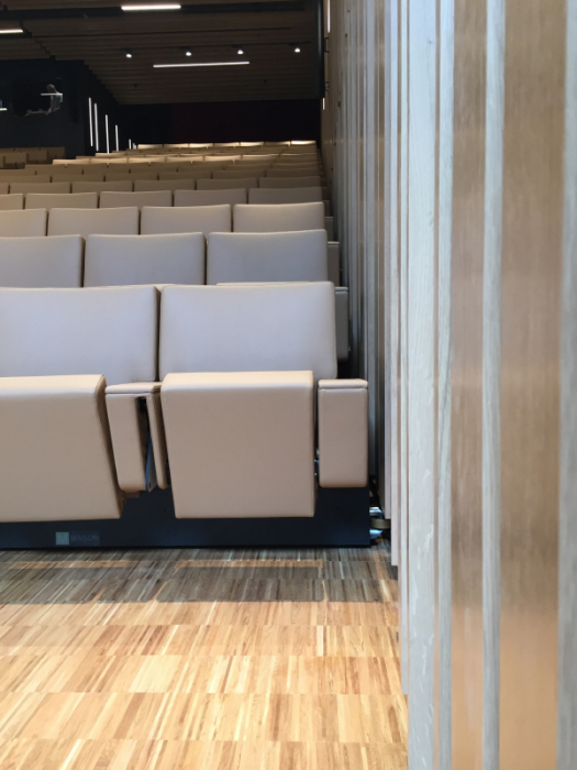 Scaune auditorium custom made pentru sala de spectacole sau concerte BNP Luxemburg [5]