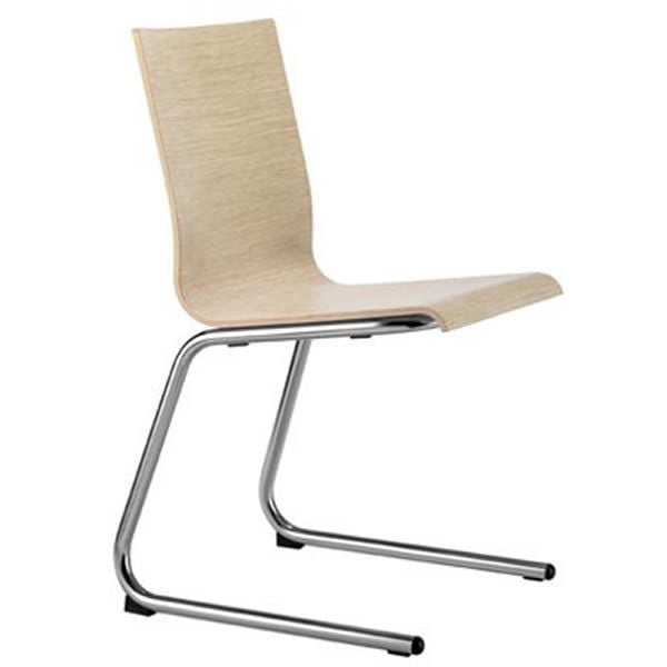 Scaun de conferinta cu scoica din plywood - KUADRA 1395 [1]
