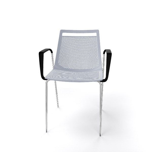 Scaun cu brate de terasa realizat din metal si plastic - AKAMI TB [5]